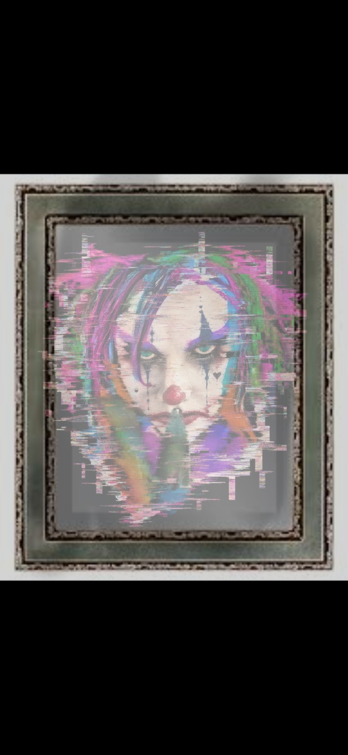 Aunt13 behind the glass